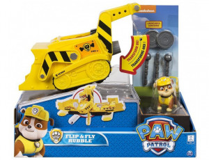 SPIN MASTER PSI PATROL FLIP&FLY 2w1 POJAZD Z FIGURKĄ RUBBLE 16741