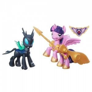 HASBRO MY LITTLE PONY GOH POGROMCY KSIĘŻNICZKA TWILIGHT SPARKLE + CHANGELING B6009/B7297