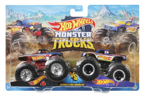 MONSTER TRUCKS 2-PAK HOT WHEELS RACING 4 + HOT WHEELS RACING 1 FYJ64/GTJ50