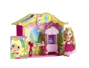 MATTEL BARBIE PETITES CLUB DOMEK + LALECZKA N8001/P6573