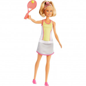 MATTEL BARBIE KARIERA LALKA TENISISTKA DVF50/GJL65