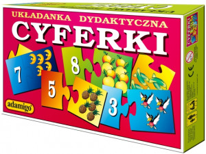 ADAMIGO UKŁADANKA DYDAKTYCZNA CYFERKI 03280