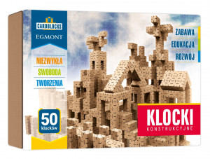 EGMONT CARDBLOCKS KLOCKI KONSTRUKCYJNE 50 EL ZESTAW PODSTAWOWY 08789