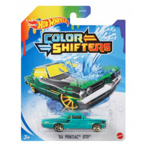 MATTEL HOT WHEELS SAMOCHODZIKI ZMIENIAJĄCE KOLOR '64 PONTIAC GTO BHR15/BHR53