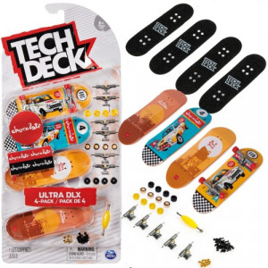 SPIN MASTER TECH DECK 4-PAK DESKOROLEK ZESTAW CHOCOLATE 6028815