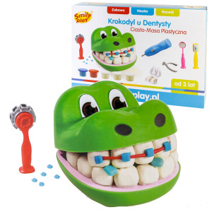 SMILY PLAY CIASTO-MASA PLASTYCZNA KROKODYL U DENTYSTY SP83346