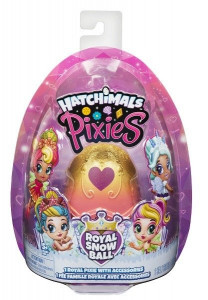SPIN MASTER HATCHIMALS PIXIES LALECZKA ROYAL SNOW BALL JAJKO ZŁOTE 6047278