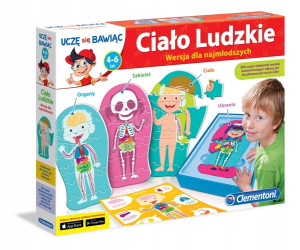 CLEMENTONI UCZĘ SIĘ BAWIĄC EDUKACYJNY ZESTAW CIAŁO LUDZKIE 60931
