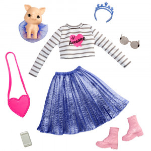 BARBIE ADVENTURE PRZYGODY KSIĘŻNICZEK UBRANKO + ZWIERZAK ŚWINKA GML63/GML64