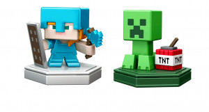 MATTEL MINECRAFT SMART MINI FIGURKI 2-PAK ALEX + CREEPER GKT41/GKT43