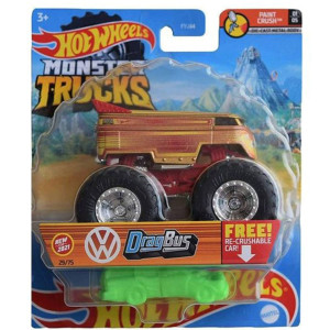 HOT WHEELS MONSTER TRUCKS VW DRAGBUS FYJ44/GTH82