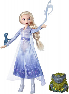 HASBRO FROZEN II LALKA ELSA Z SALAMANDRĄ + TROLL E5496/E6660