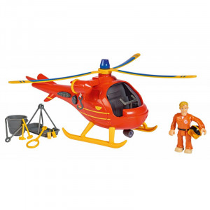 SIMBA STRAŻAK SAM HELIKOPTER RATOWNICZY WALLABY + TOM 925-1087
