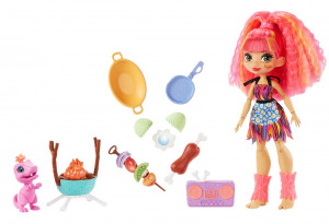 MATTEL CAVE CLUB HISTORYJKA ZESTAW DO GRILLOWANIA + EMBERLY GNL94/GNL96