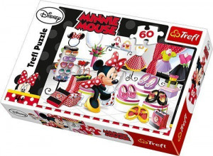 TREFL PUZZLE 60 ZAKUPOWE SZALEŃSTWO MINNIE 17225
