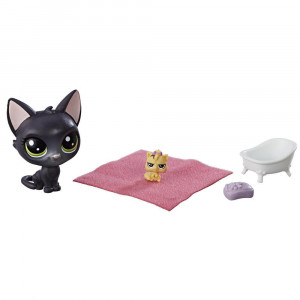 HASBRO LITTLEST PET SHOP PARA ZWIERZAKÓW KOTKI JADE CATKIN + KITTYLINA SCRAPPER S.2 B9358/E0458