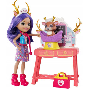 ENCHANTIMALS PRZYCHODNIA DLA ZWIERZĄT DANESSA DEER + SPRINT FCC62/GBX04