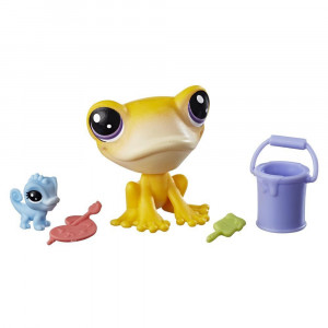 HASBRO LITTLEST PET SHOP PARA ZWIERZAKÓW ŻABKI IGGY FROGSTEIN + MITZI McLIZARD S.2 B9358/E0462