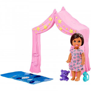 BARBIE OPIEKUNKI NAMIOT + LALKA FXG94/FXG97