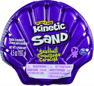 SPIN MASTER KINETIC SAND MUSZLA MORSKA 127 G FIOLETOWA 6054245