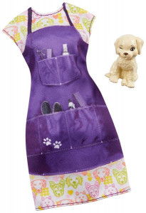 BARBIE KARIERA UBRANKA PSI FRYZJER FND49/GHX37