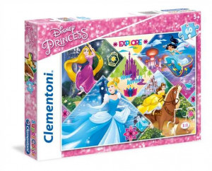 CLEMENTONI PUZZLE 60 EL DISNEY KSIĘŻNICZKI 26980
