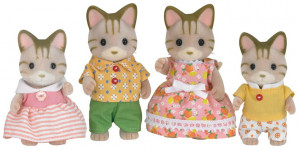 SYLVANIAN FAMILIES EPOCH RODZINA PRĘGOWANYCH KOTKÓW 5180