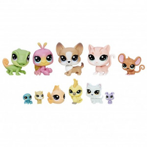 HASBRO LITTELST PET SHOP ZESTAW 11 ZWIERZAKÓW - DOMOWI KUMPLE B9343/C1674