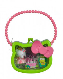 SIMBA HELLO KITTY FIGURKI DO KOLEKCJONOWANIA W TOREBCE ZIELONEJ 928-1009