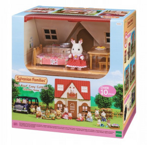 SYLVANIAN FAMILIES EPOCH PRZYTULNY WIEJSKI DOMEK Z CZERWONYM DACHEM 5303