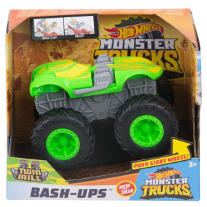 HOT WHEELS MONSTER TRUCKS POJAZD Z KRAKSĄ TWIN MILL GCF94/GKD32