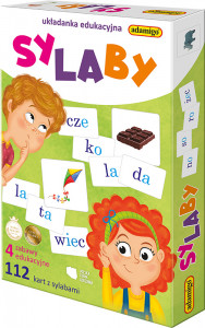  ADAMIGO UKŁADANKA EDUKACYJNA - SYLABY 07516