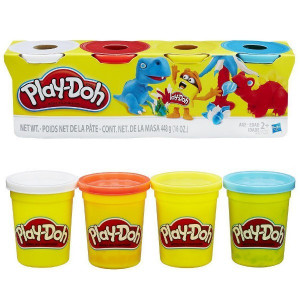 HASBRO PLAY-DOH CIASTOLINA TUBA 4-PAK B5517