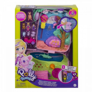MATTEL POLLY POCKET KOMPAKTOWA TOREBKA KOALA ADVENTURES PURSE GKJ63/GXC95