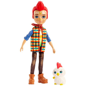 MATTEL ENCHANTIMALS REDWARD ROOSTER + KOGUT FNH22/GJX39