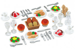 SYLVANIAN FAMILIES EPOCH ZESTAW KOLACJA DLA DWOJGA 4717