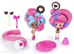 SPIN MASTER CANDY LOCKS LALKI 2-PAK PACHNĄCE WŁOSY CZEKOLADA 6052312