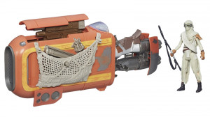 HASBRO STAR WARS FIGURKA REY + SKUTER REPULSOROWY DELUXE B3675/B3676