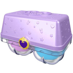 MATTEL POLLY POCKET 2-PAK JAJEK NIESPODZIANEK OPAKOWANIE FIOLETOWY GVM17