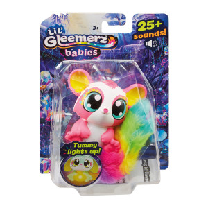 MATTEL LIL' GLEEMERZ BABIES ZWIERZĄTKA MALUCHY INTERAKTYWNE RÓŻOWY GGC97