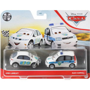 MATTEL CARS 3 AUTA METAL ERIK LANELEY + ALEKS CARVILL DXV99/GXG73