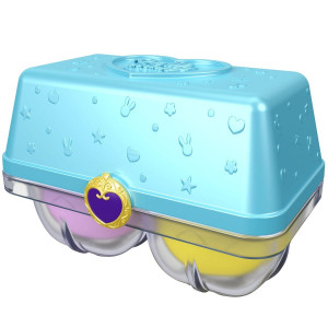 MATTEL POLLY POCKET 2-PAK JAJEK NIESPODZIANEK OPAKOWANIE NIEBIESKIE GVM17