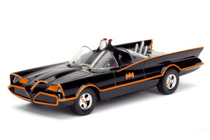 SIMBA JADA AUTO BATMOBILE 1966 CLASSIC TV 1:24 + BATMAN 321-3000