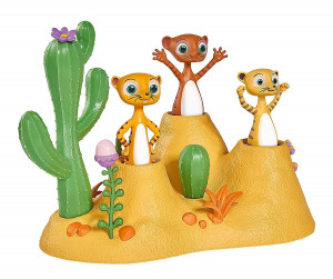 SIMBA WISSPER ZESTAW ŚWIAT PUSTYNI 3 FIGURKI+STRÓJ DLA LALKI 935-8318
