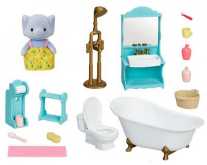 SYLVANIAN FAMILIES EPOCH ŁAZIENKA ZESTAW Z FIGURKĄ 5380