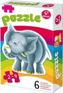 PROMATEK KUKURYKU MOJE PIERWSZE PUZZLE - ZWIERZĄTKA 2. SŁOŃ 60314