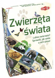 TACTIC GRA QUIZY ŚWIATA: ZWIERZĘTA ŚWIATA  56423