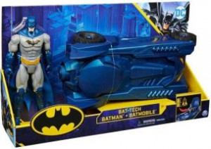 SPIN MASTER BATMAN BAT-TECH POJAZD BATMOBILE + FIGURKA 6058417