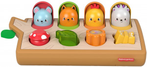 MATTEL FISHER PRICE WYSKAKUJĄCY PRZYJACIEL KOLOROWE ZWIERZĄTKA GJW24