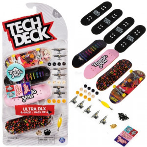SPIN MASTER TECH DECK 4-PAK DESKOROLEK ZESTAW THANK YOU 6028815